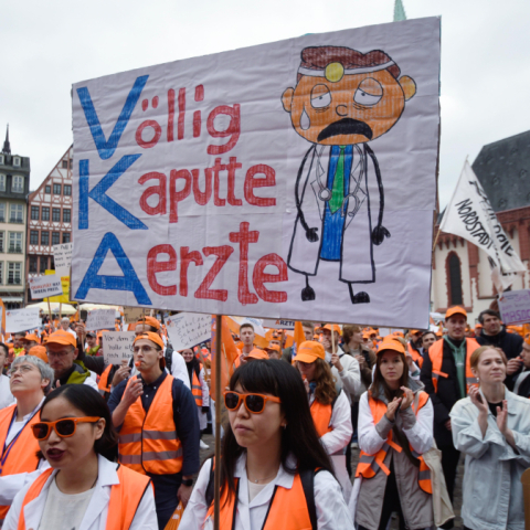 Protest auf dem Römerberg