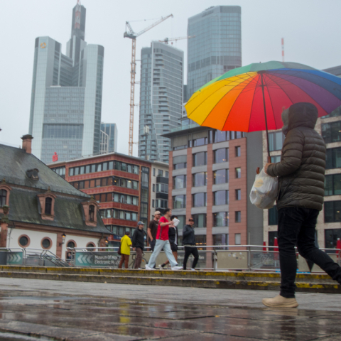 Unwetter in Frankfurt