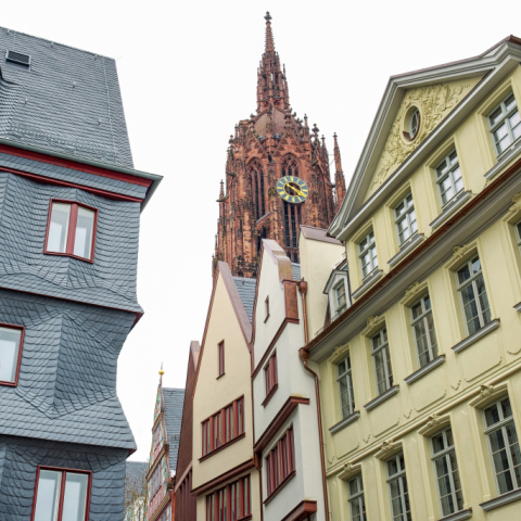 Zum Altstadtfest in Frankfurt