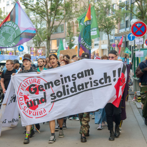 Demo am Römer