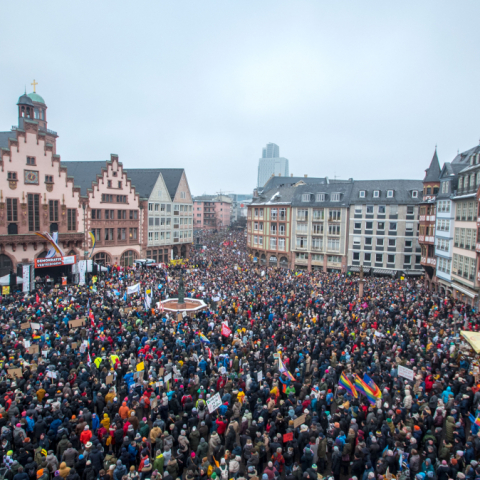 AfD-Wahlkampf in Neu-Isenburg