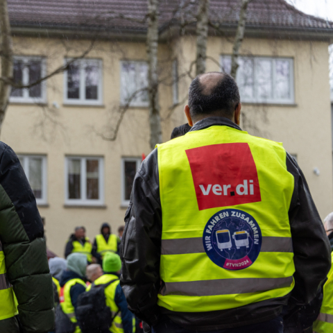 Nahverkehr in Frankfurt steht still