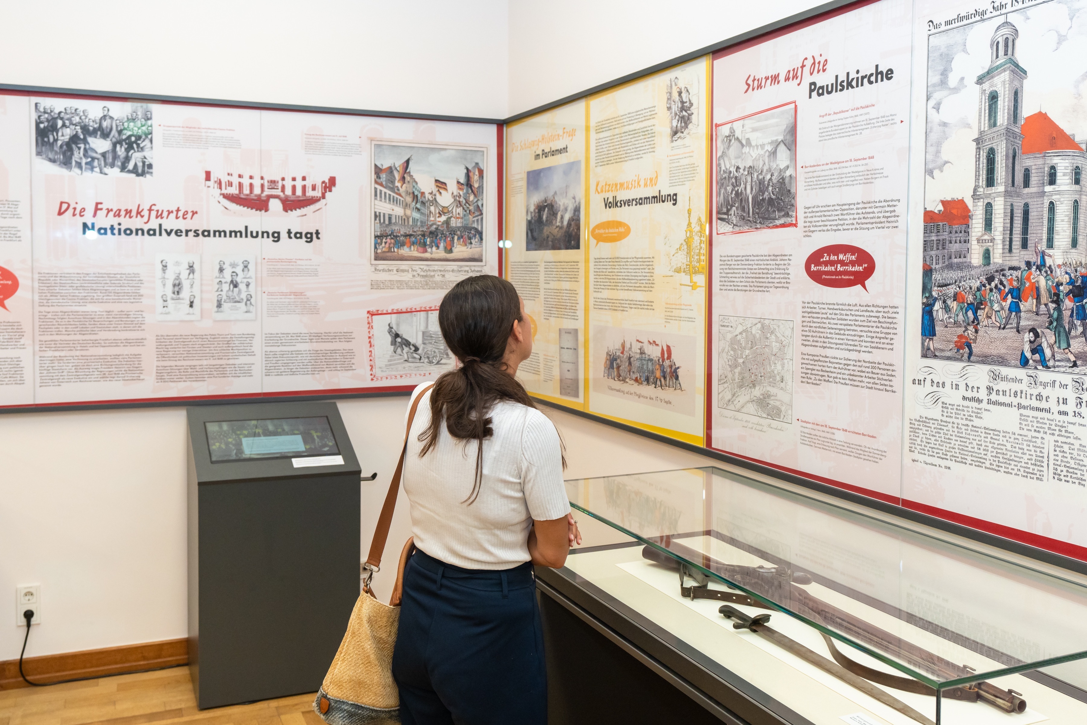 In einer Ausstellung beleuchtete das Museum die revolutionären Ereignisse und Debatten im Stadtstaat Frankfurt zwischen 1848 und 1850., Credit: © Holger Menzel