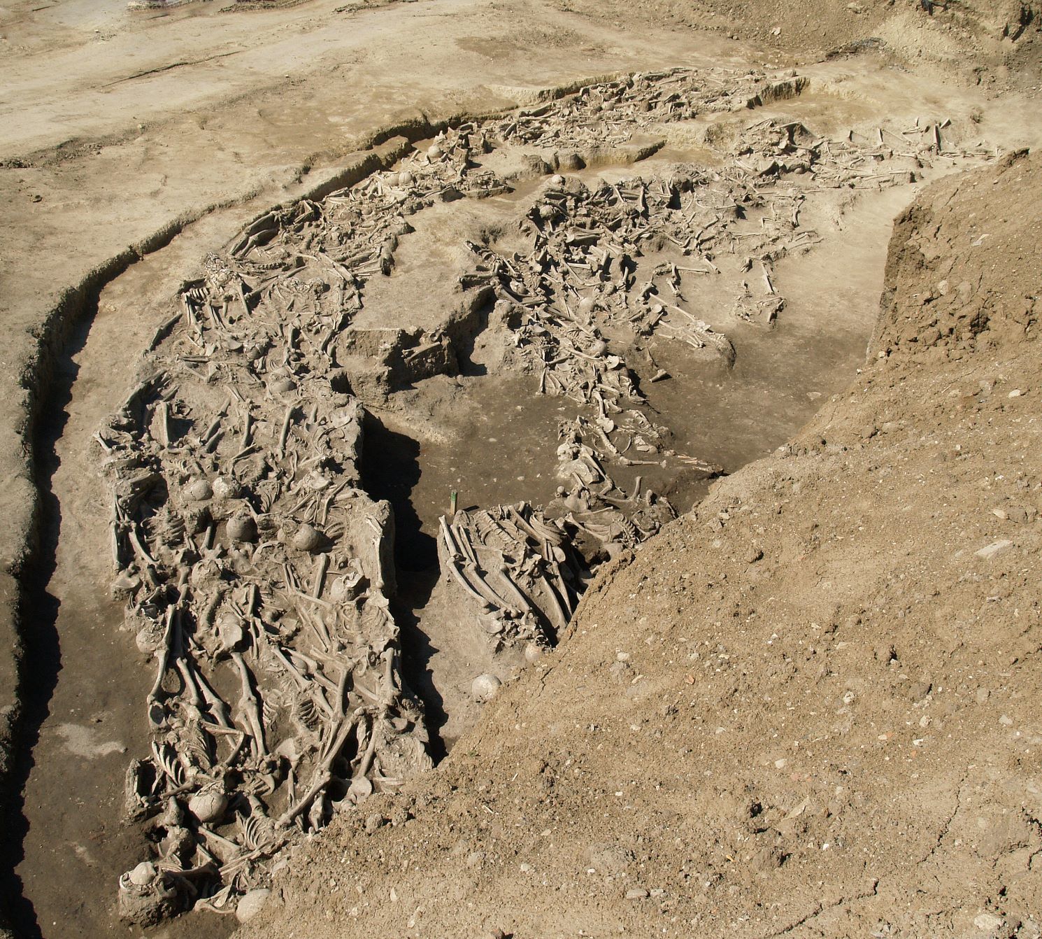 Blick auf das Massengrab von Scupi, Credit: © Foto: Museum der Stadt Skopje